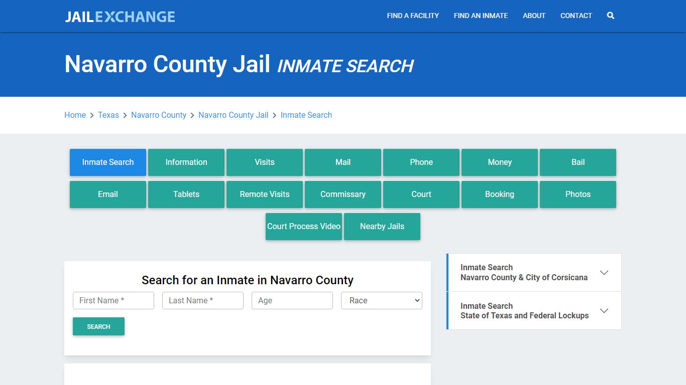 Navarro County Jail, TX Inmate Search: Roster & Mugshots